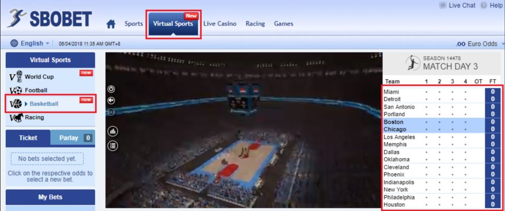 Virtual Basketball