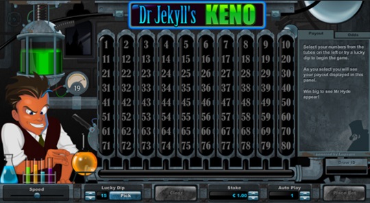 Dr Jekyll's Keno